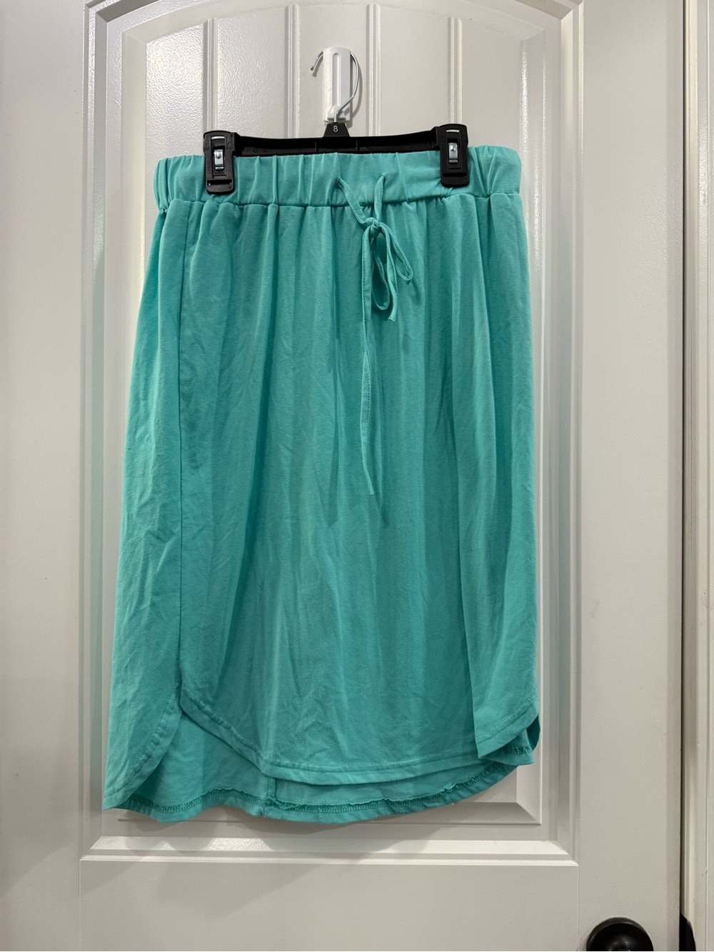 Tickled Teal Women's Turquoise High-Low Skirt